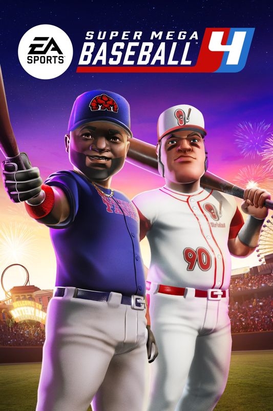 Super Mega Baseball 4 box art for Playstation 4